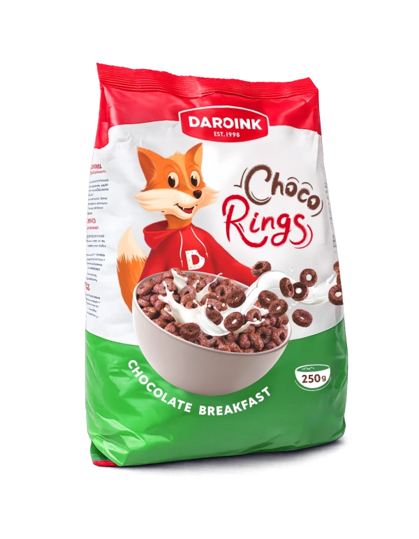 «Աղվեսիկ» պատրաստի նախաճաշ - շոկոլադե օղակներ