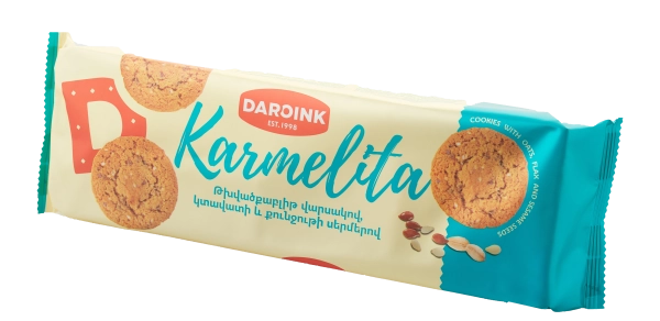 Կարմելիտա վարսակով, կտավատի և քունջութի սերմերով