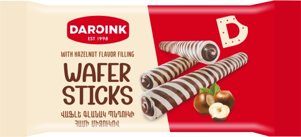 Вафельные трубочки с ореховой начинкой