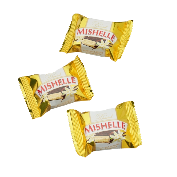  «Միշել» ջնարակապատ վաֆլի վանիլային միջուկով