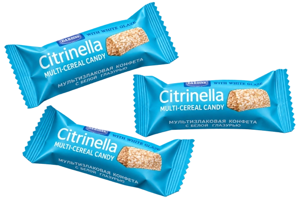 «Citrinella» բազմահատիկային կոնֆետ սպիտակ ջնարակով