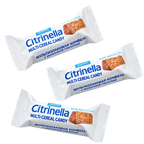 «Citrinella» բազմահատիկային կոնֆետ կաթնային ջնարակով