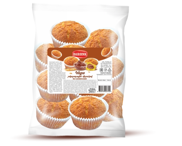 Muffin with chocolate