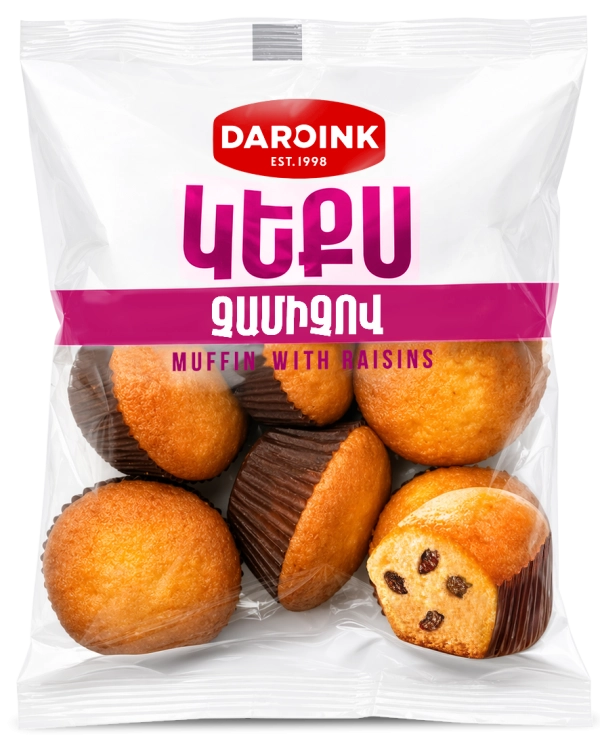 Кекс с изюмом
