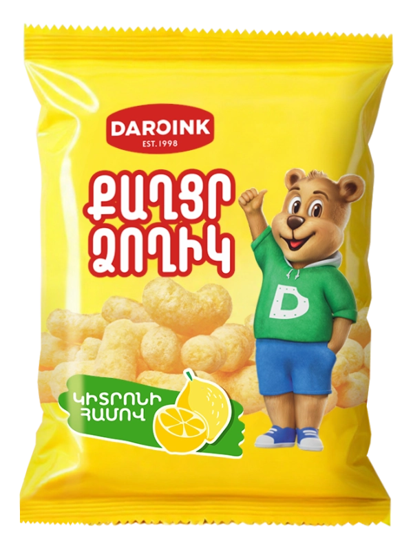 Sweet sticks with lemon flavor