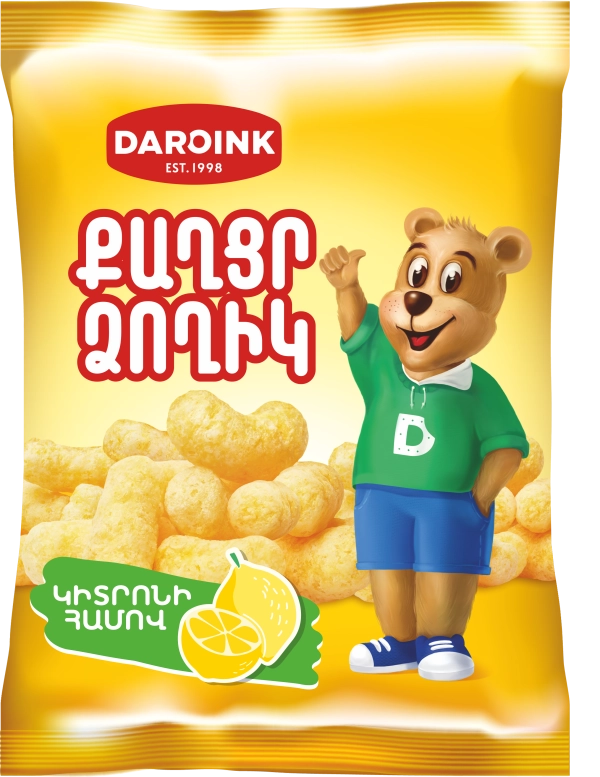 Sweet sticks with lemon flavor