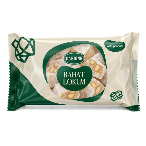 Rahat-lokhum with peanuts