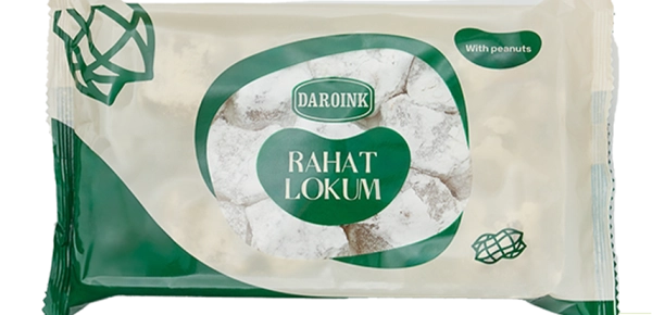 Rahat-lokhum with peanuts