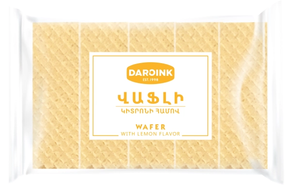 Вафли со вкусом лимона
