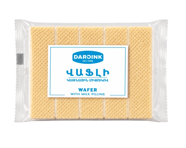 Waffle with milk flavor
