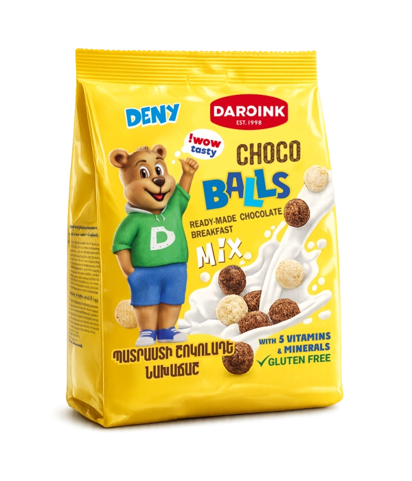 "DENY" Breakfast Chocolate and milk balls