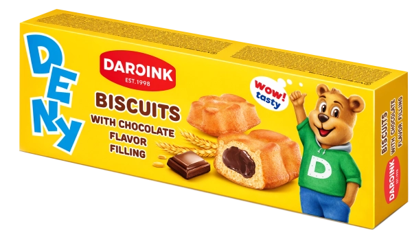 Biscuit "DENY" with chocolate flavor filling