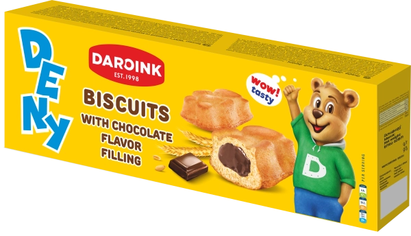 Biscuit "DENY" with chocolate flavor filling