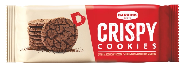 «CRISPY» ԹԽՎԱԾՔԱԲԼԻԹ, Վարսակով թխվածքաբլիթ կակաոյով