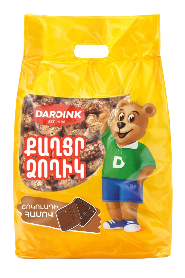 Sweet sticks with chocolate flavor