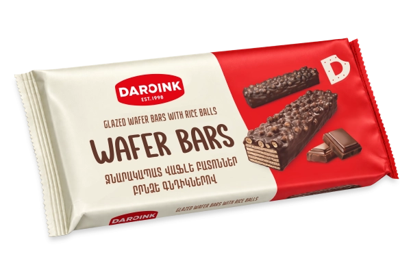 Жареные вафельные батончики с рисовыми шариками