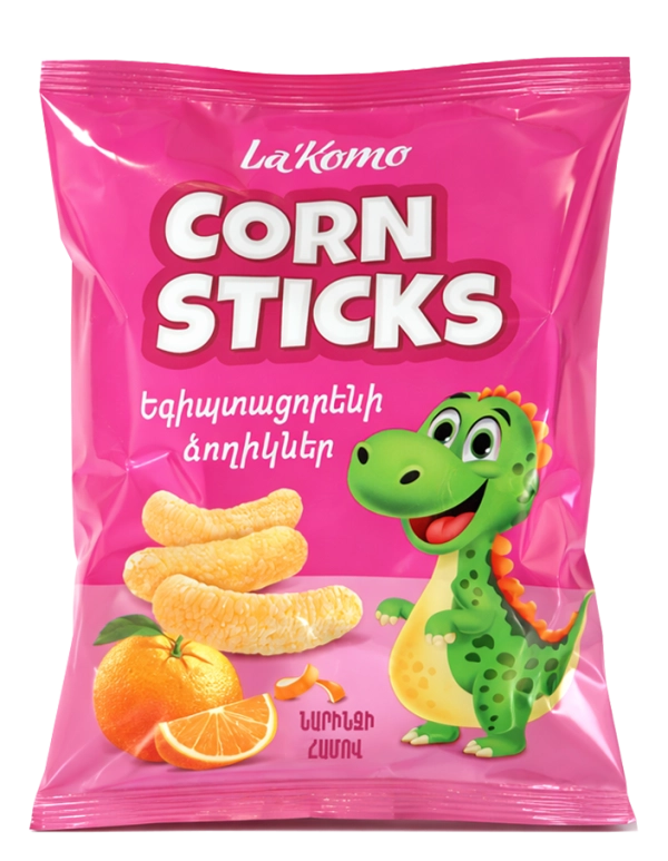  CORN STICKS WITH ORANGE FLAVORED