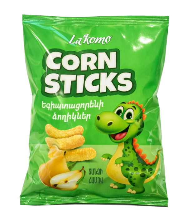 CORN STICKS WITH PEAR  FLAVORED